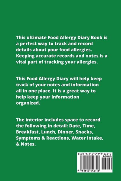 Produktbild: Food Allergy Diary