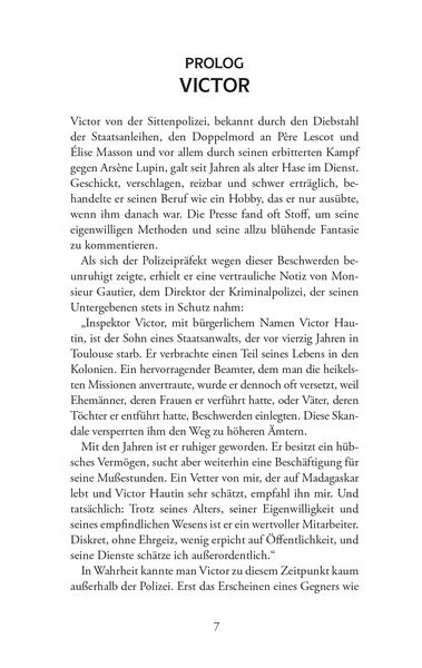 Produktbild: Ars&egrave;ne Lupin &ndash; Viktor von der Sittenpolizei. Detektivroman. Maurice Leblanc