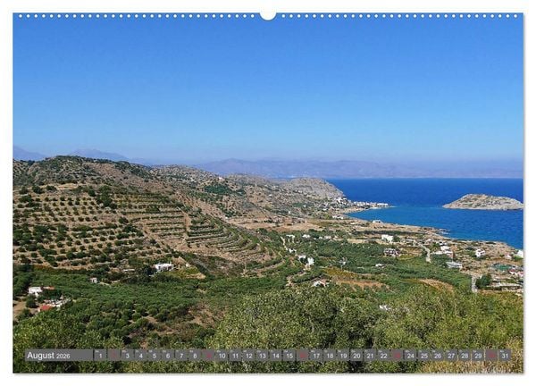 Produktbild: Kreta - Paradies an der Wiege Europas (Wandkalender 2026 DIN A2 quer), CALVENDO Monatskalender