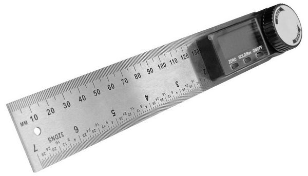 Produktbild: Br&uuml;der Mannesmann M81220 Digitaler Winkelmesser 200 x 200mm 360&deg;