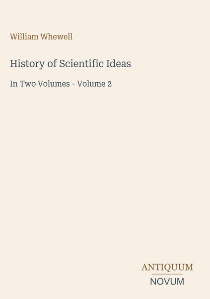 Produktbild: History of Scientific Ideas