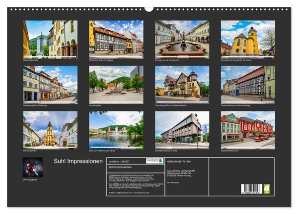 Produktbild: Suhl Impressionen (Wandkalender 2026 DIN A2 quer), CALVENDO Monatskalender