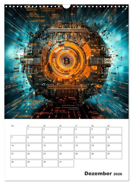 Produktbild: KRYPTO Cooler Terminplaner (Wandkalender 2026 DIN A3 hoch), CALVENDO Monatskalender