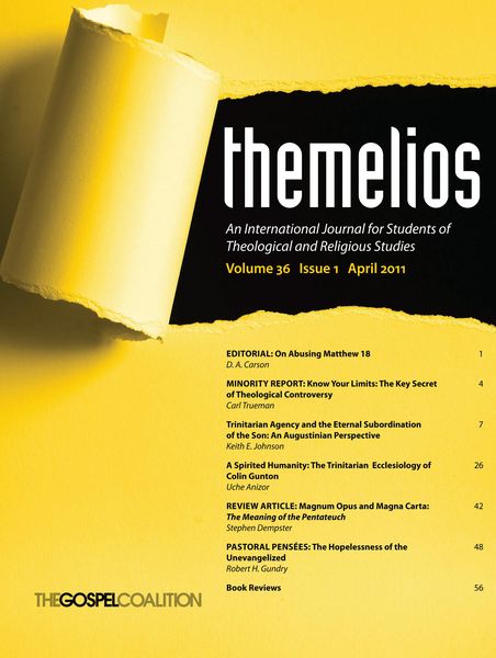 Produktbild: Themelios, Volume 36, Issue 1