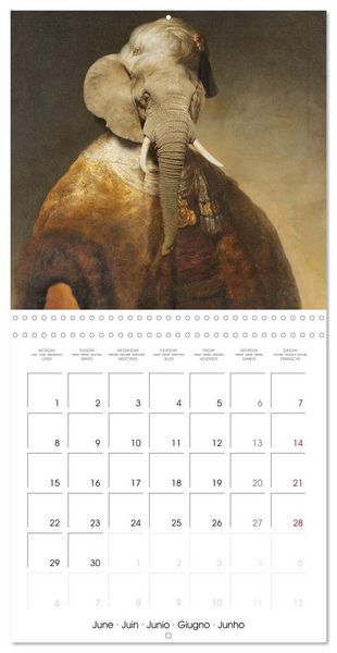 Produktbild: Aristocrat Animals (Wall Calendar 2026 12 &times; 12 Inch) CALVENDO 12 Month Wall Calendar