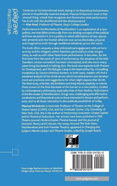 Produktbild: Performance in the Blockades of Neoliberalism