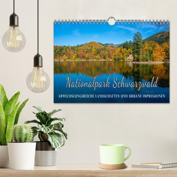 Produktbild: Nationalpark Schwarzwald &ndash; abwechslungsreiche Landschaften und urbane Impressionen (Wandkalender 2026 DIN A4 quer), CALVENDO Monatskalender