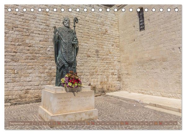 Produktbild: Altstadt Bari Vecchia (Tischkalender 2026 DIN A5 quer), CALVENDO Monatskalender