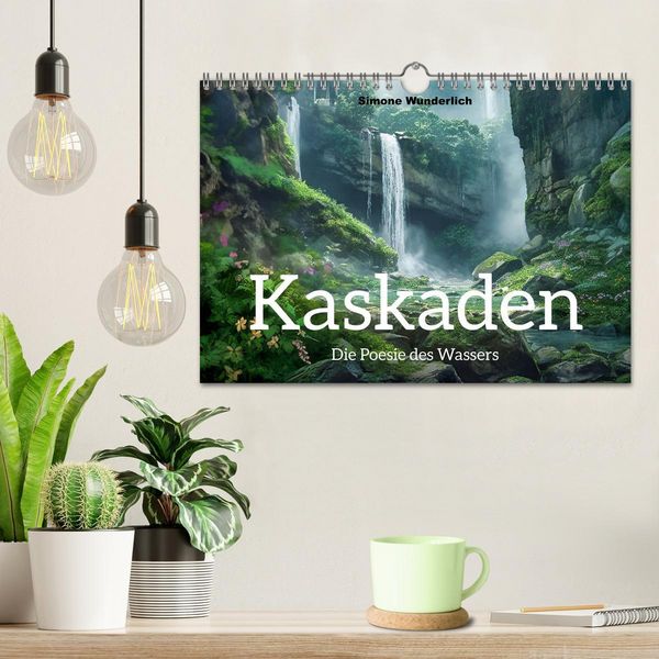 Produktbild: Kaskaden - Die Poesie des Wassers (Wandkalender 2026 DIN A4 quer), CALVENDO Monatskalender