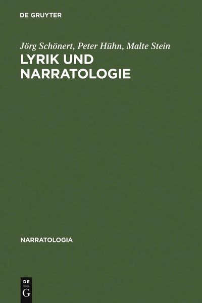 Produktbild: Lyrik und Narratologie