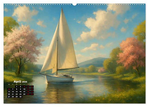 Produktbild: Wind bewegt die Welt (Wandkalender 2026 DIN A2 quer), CALVENDO Monatskalender