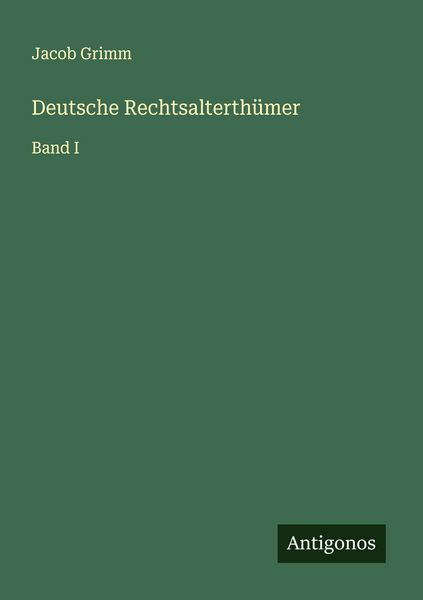 Produktbild: Deutsche Rechtsalterth&uuml;mer