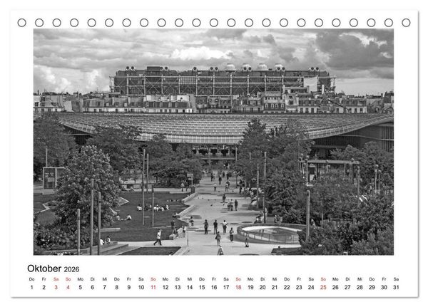 Produktbild: Paris vive la m&eacute;tropole (Tischkalender 2026 DIN A5 quer), CALVENDO Monatskalender