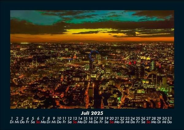 Produktbild: London 2025 Fotokalender DIN A5