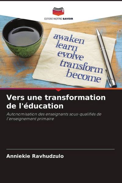 Produktbild: Vers une transformation de l'&eacute;ducation