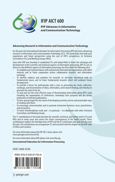 Produktbild: Advancing Research in Information and Communication Technology