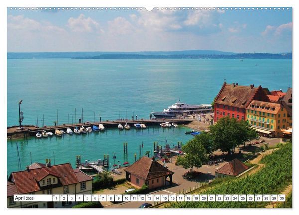 Produktbild: Am Bodenseeufer (hochwertiger Premium Wandkalender 2026 DIN A2 quer), Kunstdruck in Hochglanz