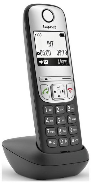 Produktbild: Gigaset A690HX DECT/GAP Schnurloses Telefon analog Freisprechen, f&uuml;r H&ouml;rger&auml;te kompatibel Schwarz