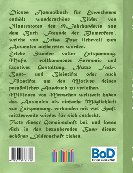 Produktbild: Blumenfeen (Ausmalbuch)