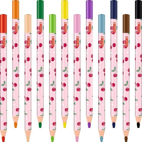 Produktbild: Brunnen Jumbo Buntstifte 12er Pckg. Fruity Love