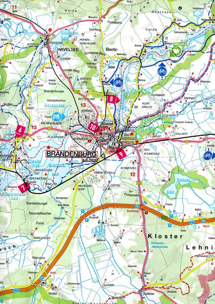 MARCO POLO Freizeitkarte 15 Berlin und Umgebung 1:100.000