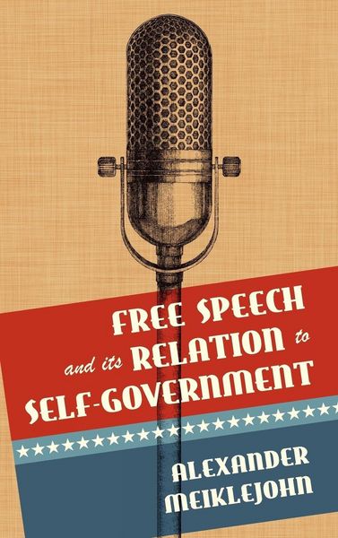 Produktbild: Free Speech and Its Relation to Self-Government