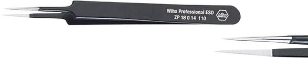 Produktbild: Wiha 32334 Pr&auml;zisionspinzette Spitz, nadelfein 110mm