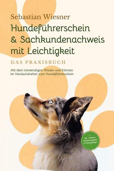 Produktbild: Hundef&uuml;hrerschein & Sachkundenachweis mit Leichtigkeit - Das Praxisbuch: Mit dem notwendigen Wissen und K&ouml;nnen im Handumdrehen zum Hundef&uuml;hrerschein |