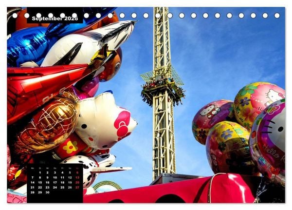 Produktbild: Kirmesrummel (Tischkalender 2026 DIN A5 quer), CALVENDO Monatskalender