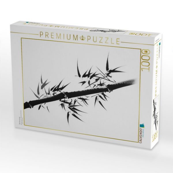 Produktbild: CALVENDO Puzzle Bambuszweig | 1000 Teile Lege-Gr&ouml;&szlig;e 64x48cm Foto-Puzzle f&uuml;r gl&uuml;ckliche Stunden
