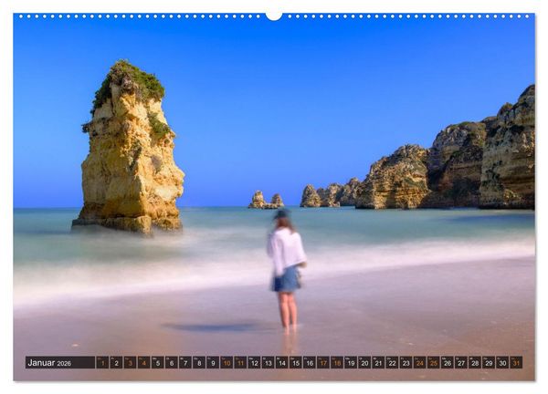Produktbild: ALGARVE - Urlaub f&uuml;r die Seele (Wandkalender 2026 DIN A2 quer), CALVENDO Monatskalender