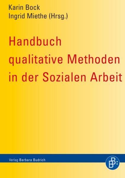 Produktbild: Handbuch qualitative Methoden in der Sozialen Arbeit