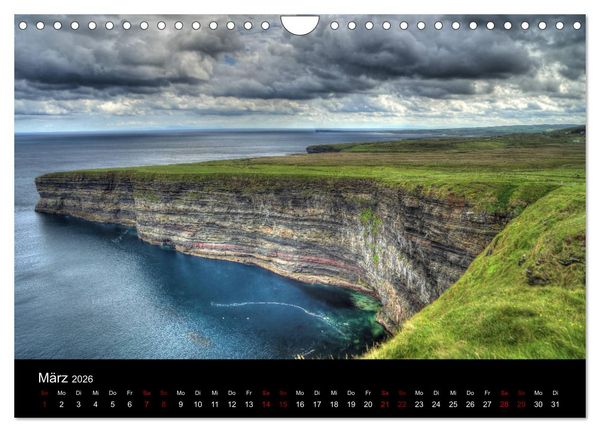 Produktbild: Irland - Rauhe K&uuml;ste und Wilde Natur (Wandkalender 2026 DIN A4 quer), CALVENDO Monatskalender