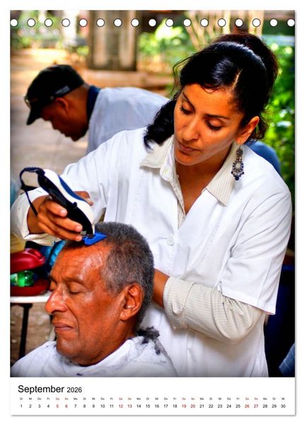 Produktbild: Cuba Coiffeur - Frisch frisiert in Havanna (Tischkalender 2026 DIN A5 hoch), CALVENDO Monatskalender