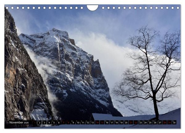 Produktbild: Eiger, M&ouml;nch und Jungfrau 2026 (Wandkalender 2026 DIN A4 quer), CALVENDO Monatskalender