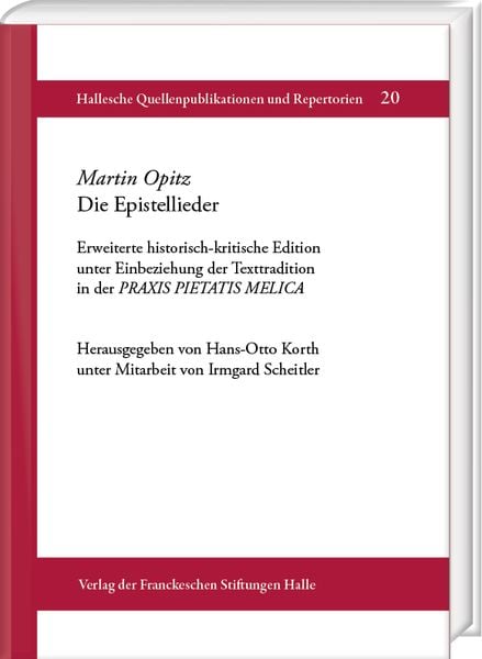 Produktbild: Martin Opitz. Die Epistellieder