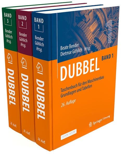 Produktbild: Dubbel Taschenbuch f&uuml;r den Maschinenbau SET 1-3