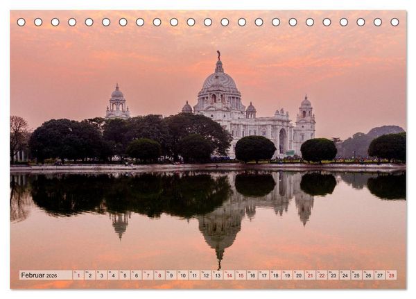Produktbild: Indien: Tempel, Pal&auml;ste und Grabm&auml;ler (Tischkalender 2026 DIN A5 quer), CALVENDO Monatskalender