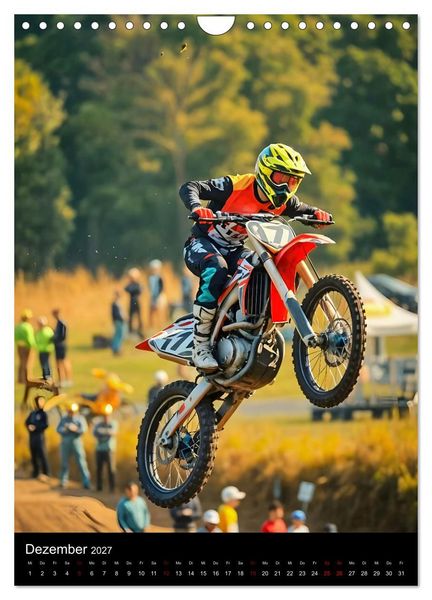 Produktbild: Adrenalin am Limit - Grenzenlose Motocross Action (Wandkalender 2027 DIN A4 hoch), CALVENDO Monatskalender