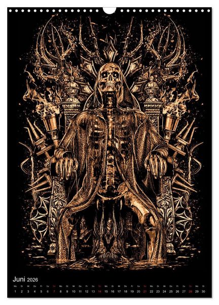 Produktbild: BLOODBOY/FEAR ILLUSTRATION (Wandkalender 2026 DIN A3 hoch), CALVENDO Monatskalender