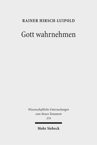 Produktbild: Gott wahrnehmen