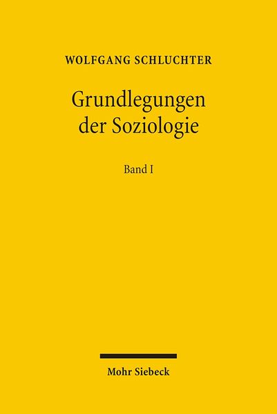 Produktbild: Grundlegungen der Soziologie