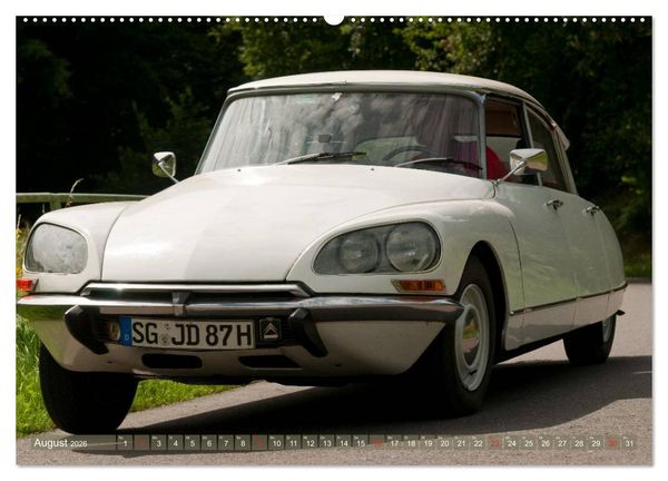 Produktbild: Citro&euml;n DS - G&ouml;ttin in wei&szlig; (Wandkalender 2026 DIN A2 quer), CALVENDO Monatskalender