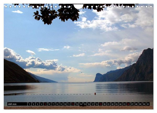 Produktbild: Romantisches Fernweh - Gardasee (Wandkalender 2026 DIN A4 quer), CALVENDO Monatskalender