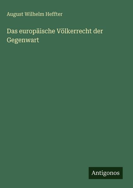 Produktbild: Das europ&auml;ische V&ouml;lkerrecht der Gegenwart