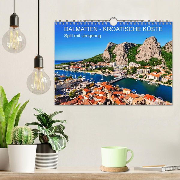 Produktbild: DALMATIEN - KROATISCHE K&Uuml;STE - Split mit Umgebung (Wandkalender 2026 DIN A4 quer), CALVENDO Monatskalender