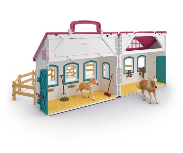 Produktbild: schleich&reg; Horse Club Offenstall Kleines Hufeisen