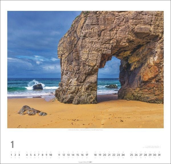 Produktbild: Bretagne Kalender 2027 - St&uuml;rmische Romantik