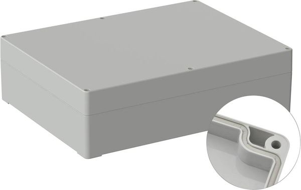 TRU COMPONENTS TC-9065724 Industrie-Gehäuse 300 x 230 x 85 ABS Lichtgrau (RAL 7035) 1St.