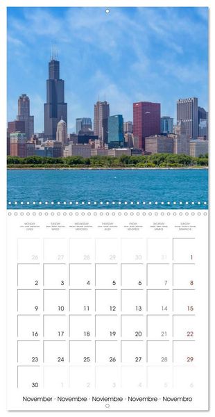 Produktbild: CHICAGO Highlights (Wall Calendar 2026 12 &times; 12 Inch) CALVENDO 12 Month Wall Calendar